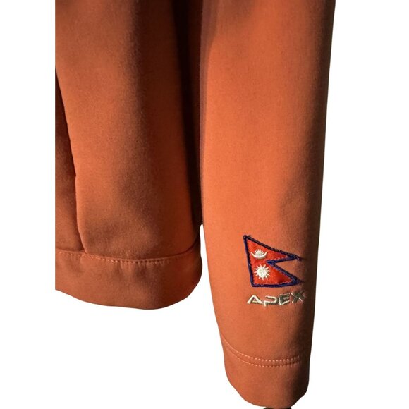 The North Face Orange Apex Bionic Fleece Jacket M 7 summits project 200 Everest - Picture 4 of 6